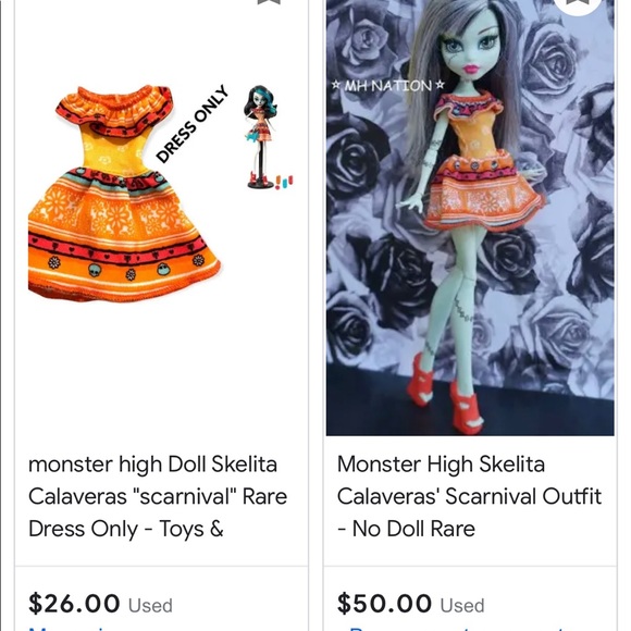 Skelita scarnival dress - Picture 2 of 2